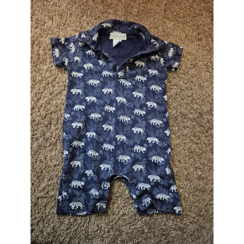 Feather baby romper size 3-6 months